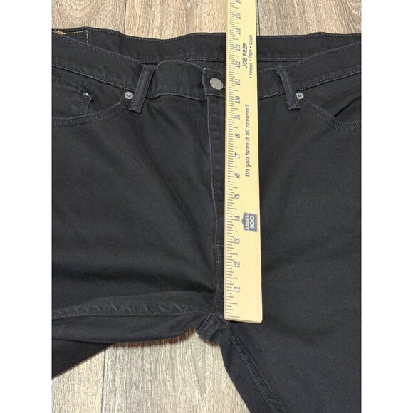 Levi's 559 Jeans Men's 40X30 Black Relaxed Fit Straight Leg Flex Dark Stretch - Picture 4 of 12